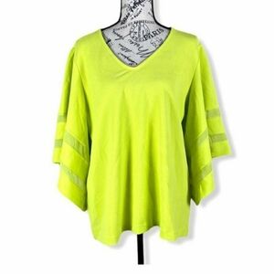 Alfani,  Lime Green Blouse, Size L